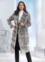 Jas met trendy Glencheck-dessin 
