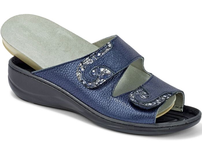 Mubb, comfortabele damesmuiltjes, breedte H, met uitneembaar voetbed 