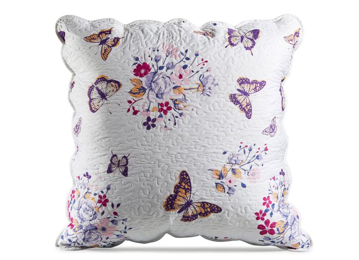 Sprei met een veerachtig design MEERKLEURIG