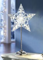 LED-sterlamp met metalen standaard 