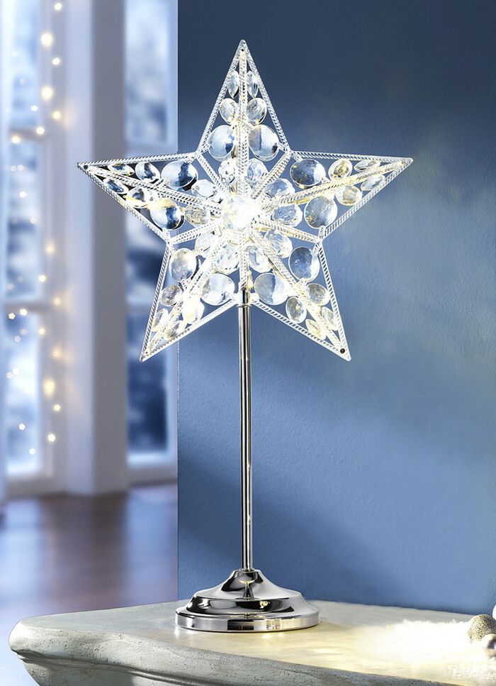 LED-sterlamp met metalen standaard 