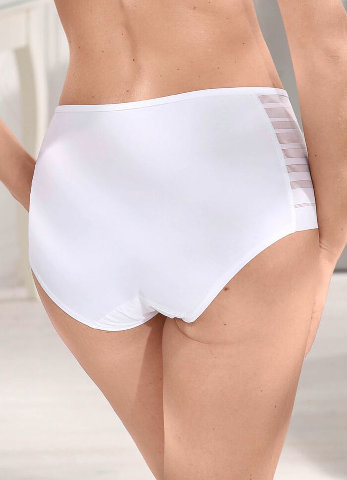 Miss Mary slip met semi-transparante inzetstukken 