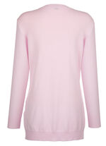 Cardigan met modaal ROSÉ
