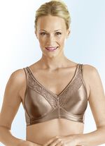 Swegmark of Sweden two-pack bh met kanten inzetstukken 1X ZAND, 1X MAUVE