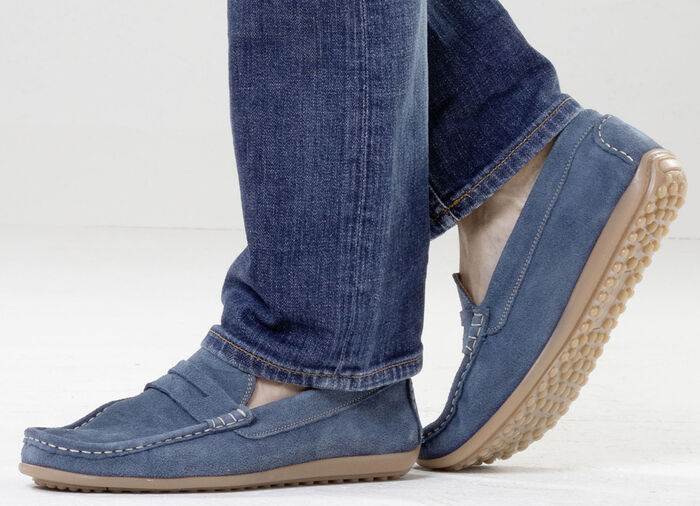 GINO GALANTE, klassieke herenpantoffels, gemaakt van leer JEANS