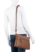 Laurina, tas, dames, met verstelbare schouderband COGNAC