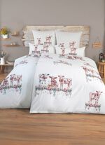 Beddengoedset van polykatoen met ritssluiting 