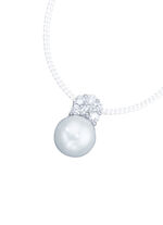 Massieve kettinghanger met zoetwaterparel 