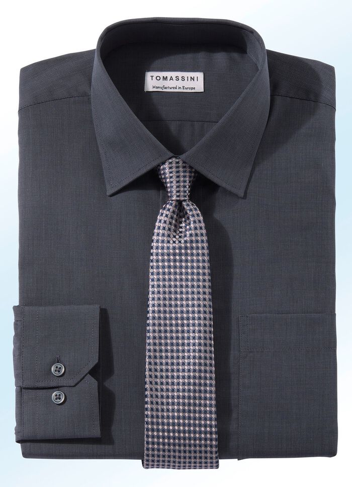 Gemakkelijk strijkbaar overhemd in 6 kleuren 