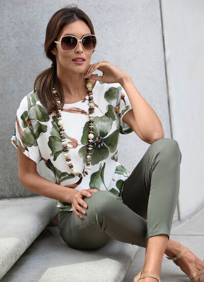 Tuniek in linnenlook 