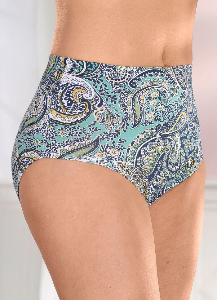 Pak van vijf slips met paisley-dessin 