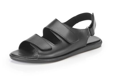 Sandaal met drie verstelbare klittenbandsluitingen 