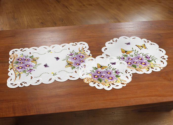 Tafel- en kamerdecoratie in lentestijl WIT