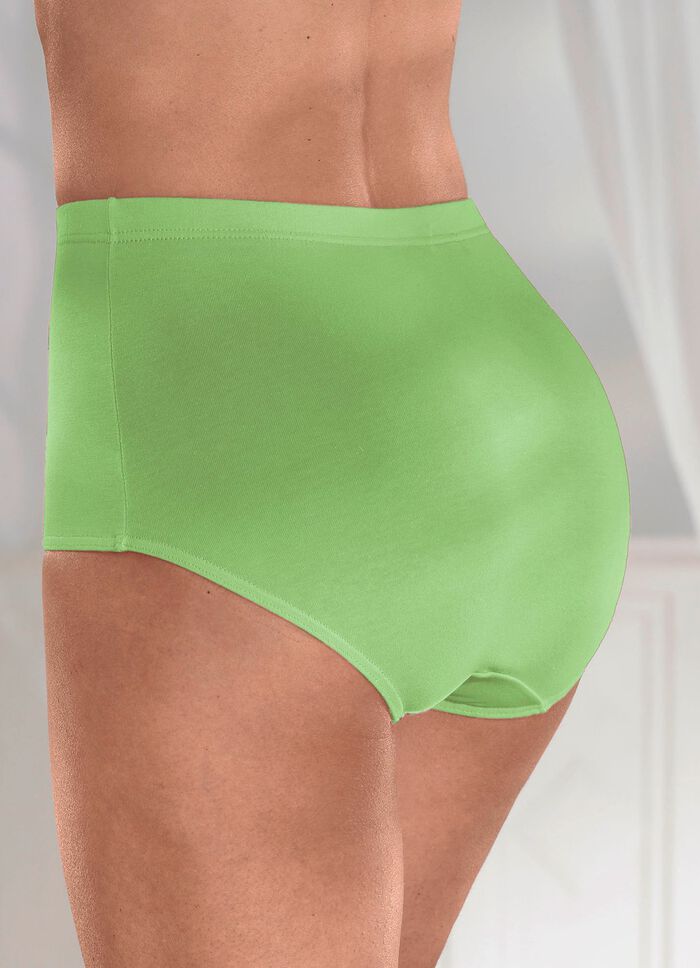 Vijfdelige set slips met elastische tailleband 