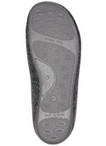 Pantoffels van textiel met een subtiel patroon 