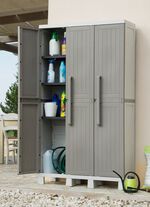 Apparatuurkast, 3 deuren GRIJS