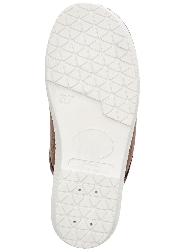 Tweepak warme damespantoffels, breedte H, met wol 