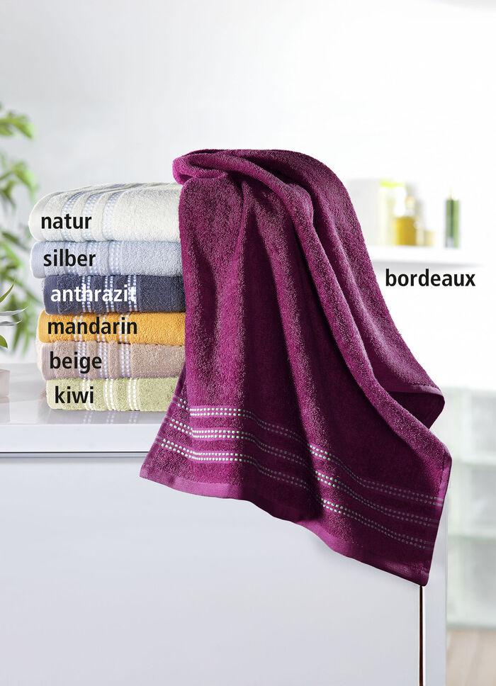 Pluizige, zachte en absorberende badstofserie 