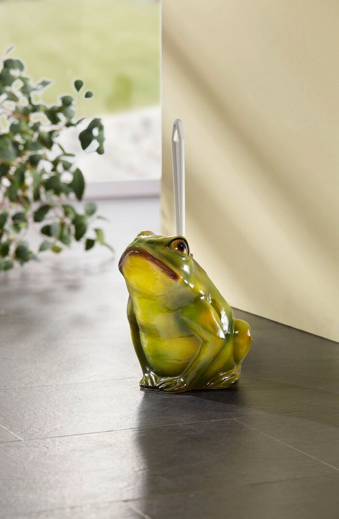 Toiletset van keramiek, met borstel 