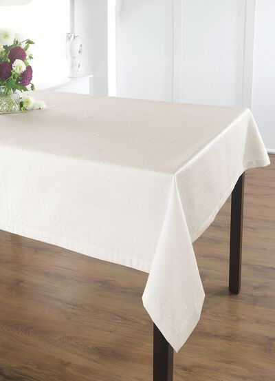 Hoogwaardige damast tafelkleden van Curt Bauer 