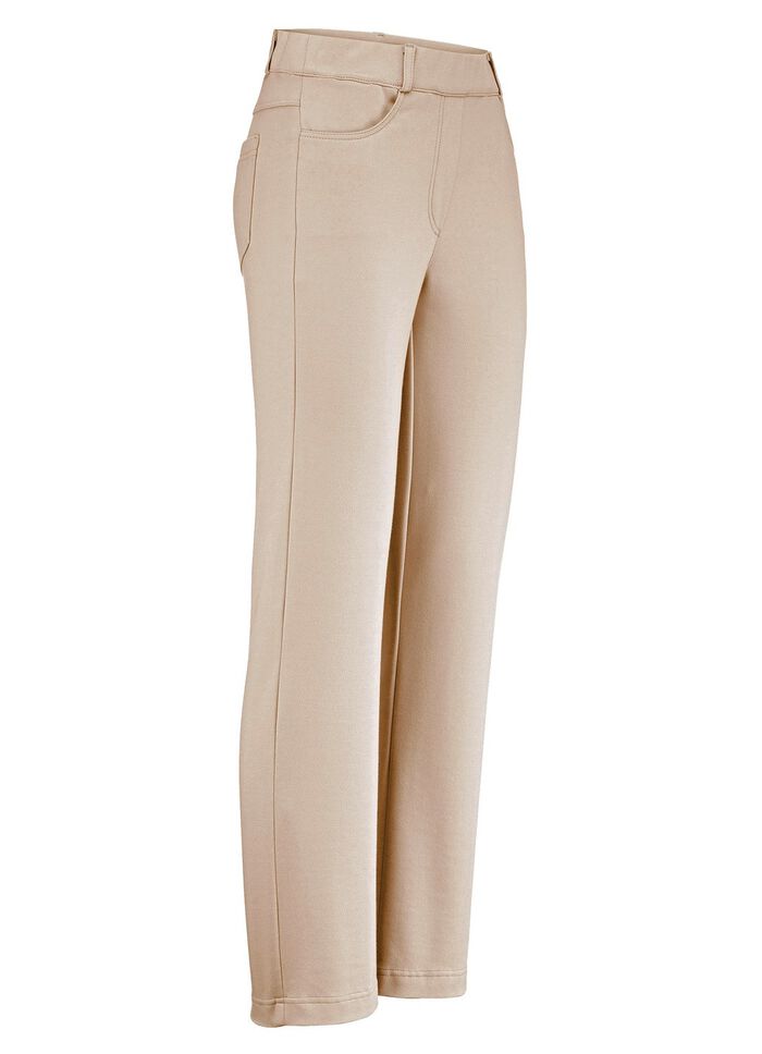 Broek met aantrekkelijke beenwijdte 