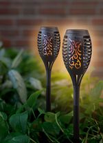 Zaklamp op zonne-energie, set van 2 