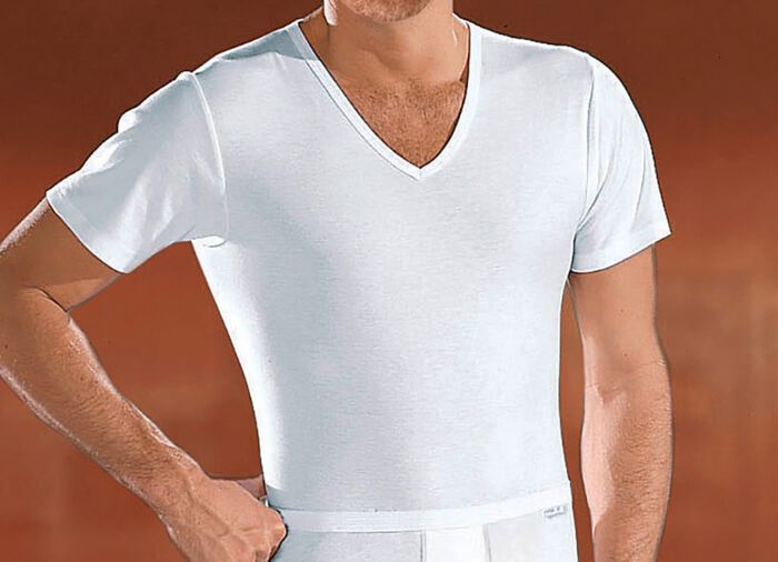 Mey Noblesse slip-on jasje van fijne rib, wit 