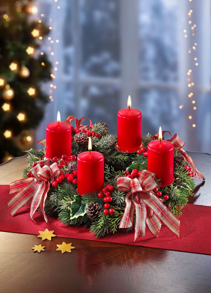 Opnieuw te gebruiken adventskrans 