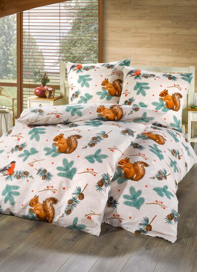 Beaver beddengoedset gemaakt van 100% katoen 