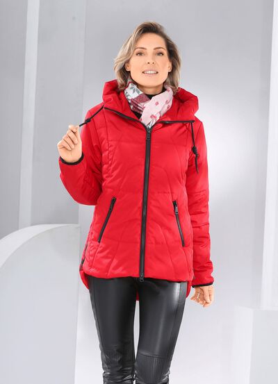 Jas met verlengd rugpand 