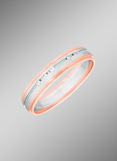 Schitterende trouwring met loepzuivere diamanten 