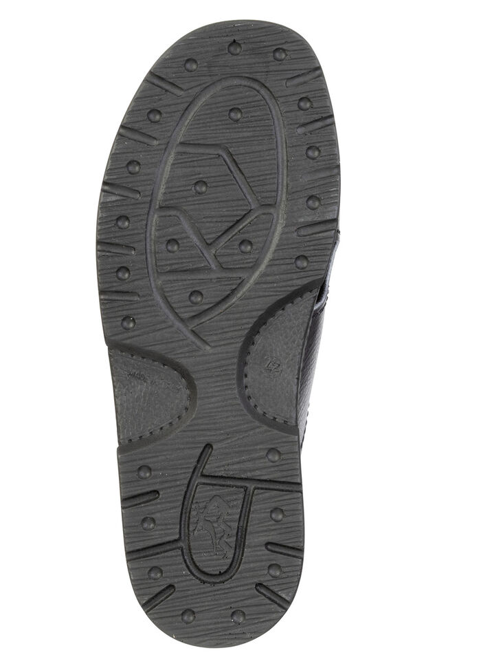 Comfortabele herenmuiltjes, breedte K, met klittenbandsluiting SCHWARZ