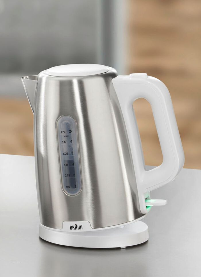 BRAUN ontbijtserie PurShine van hoogwaardig roestvrij staal 