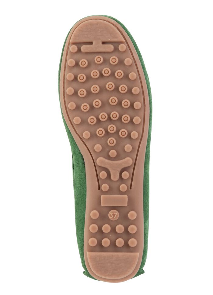 ELENA EDEN mocassinpantoffels gemaakt van soepel rundsu&egrave;deleer 