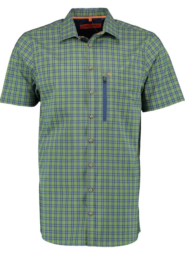 Geruit functioneel overhemd in 3 kleuren 