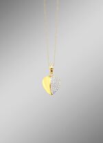 Harthanger in tweekleurig met kristallen 