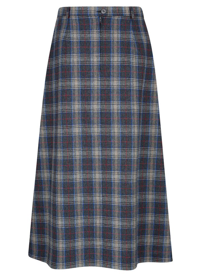 Rok met apart ruitdessin 