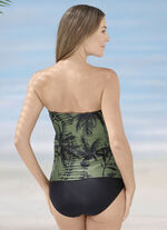 Laurina tankini met verstelbare en afneembare bandjes 