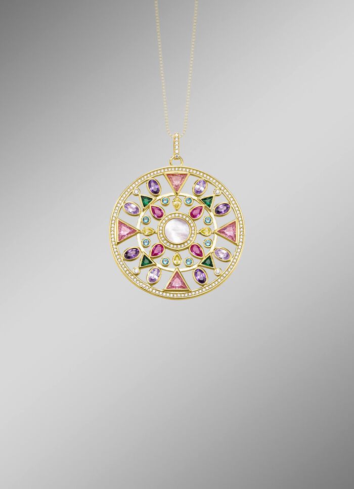 Elegante hanger met echte abalone parelmoer 