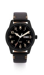 Para Quartz herenhorloge in pilotenlook 