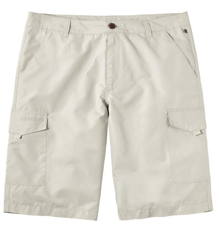 Bermuda met cargozakken in 3 kleuren BEIGE