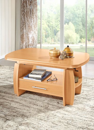 Salontafel met een onderhoudsvriendelijk oppervlak 