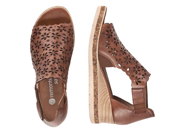 Sandaal met klittenbandsluiting 