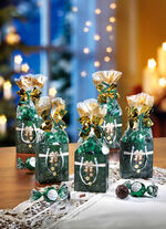 Cadeauzakjes, set van 5, met zoete vulling 