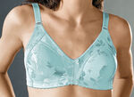 Naturana minimizer-bh met subtiel glanzende bloemenprint AQUA