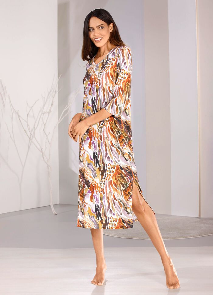 Laurina nachthemd met briljant printdessin 