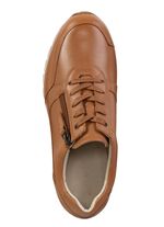 ELENA EDEN, sportieve damessneakers, breedte H, met uitneembaar voetbed CAMEL