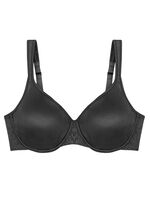 Triumph Comfort Minimizer beugelbeha met elastische tule borduursels ZWART