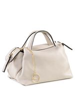 Laurina tas van generfd kalfsleer BEIGE