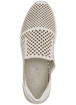 Caprice pantoffels met strass steentjes GRIJS-ZILVER